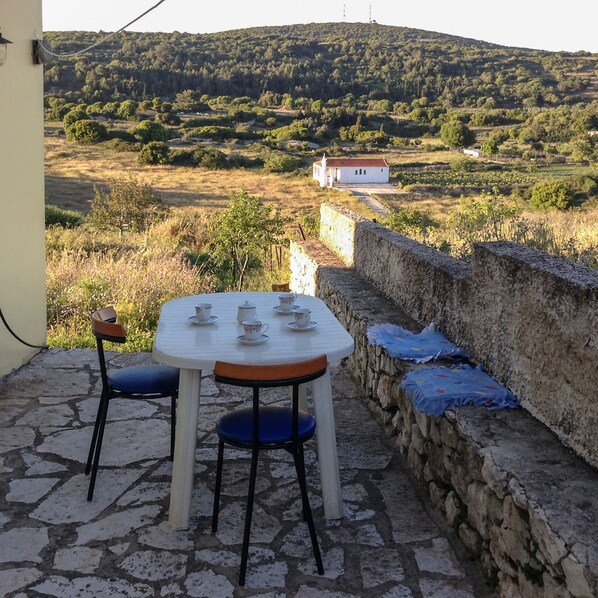 Maison, 3 chambres, vue montagne | Terrasse/Patio