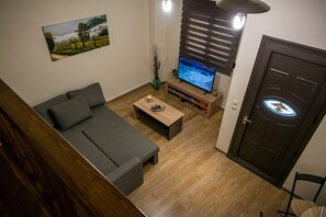 Living area - Cozy Flat Attic near Beach & Venetian Port (Chania)