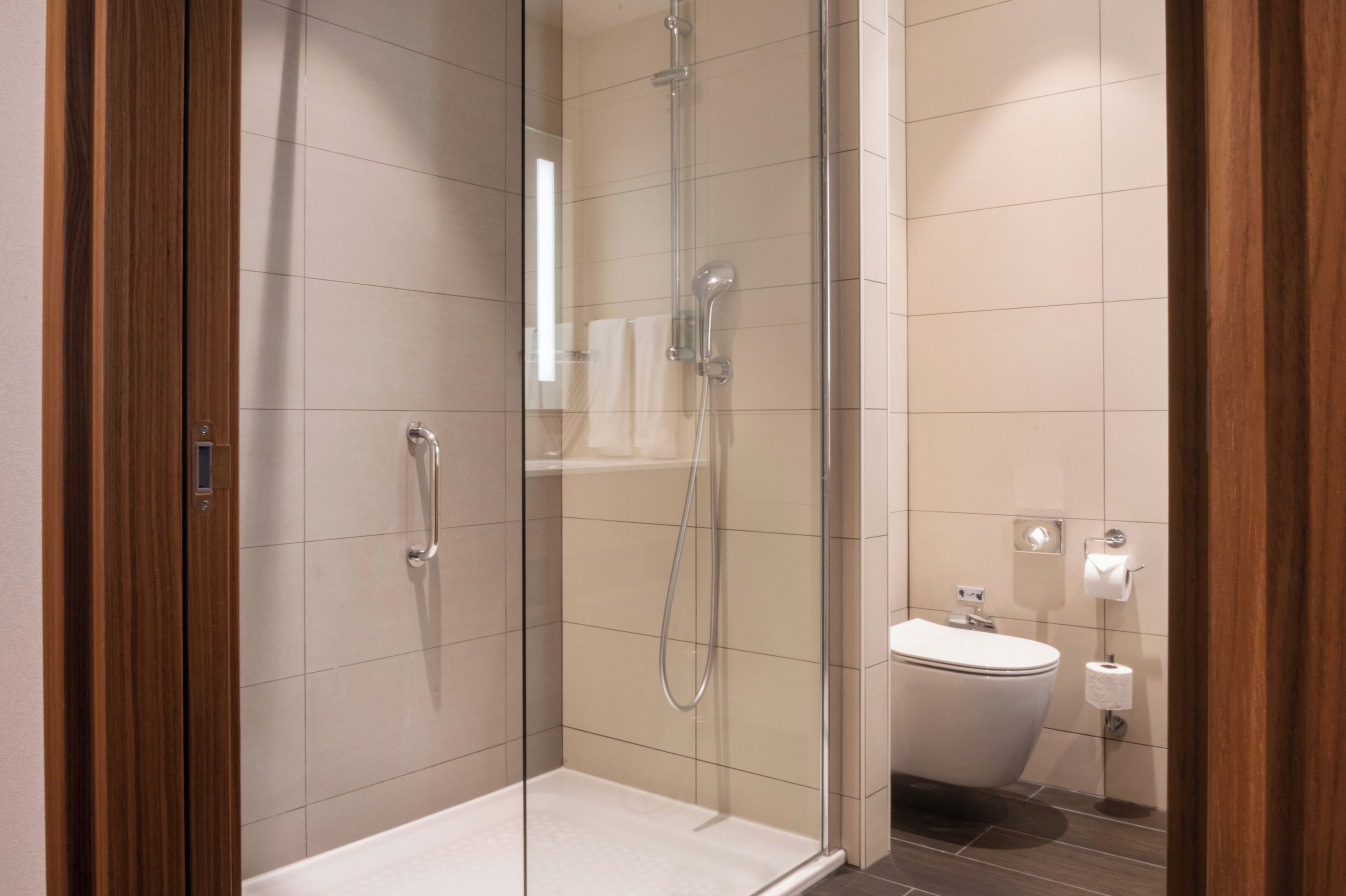 Free toiletries, hair dryer, bidet, heated floors