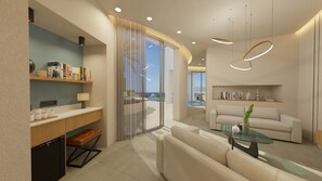 Junior Suite, Private Pool | Pemandangan pantai/laut