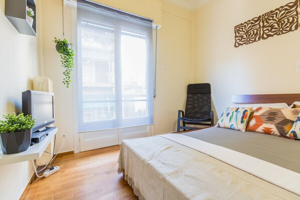 公寓, 1 间卧室 | 1 多间卧室、办公桌、笔记本电脑工作区、熨斗/熨衣板