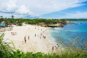 Beach nearby, white sand