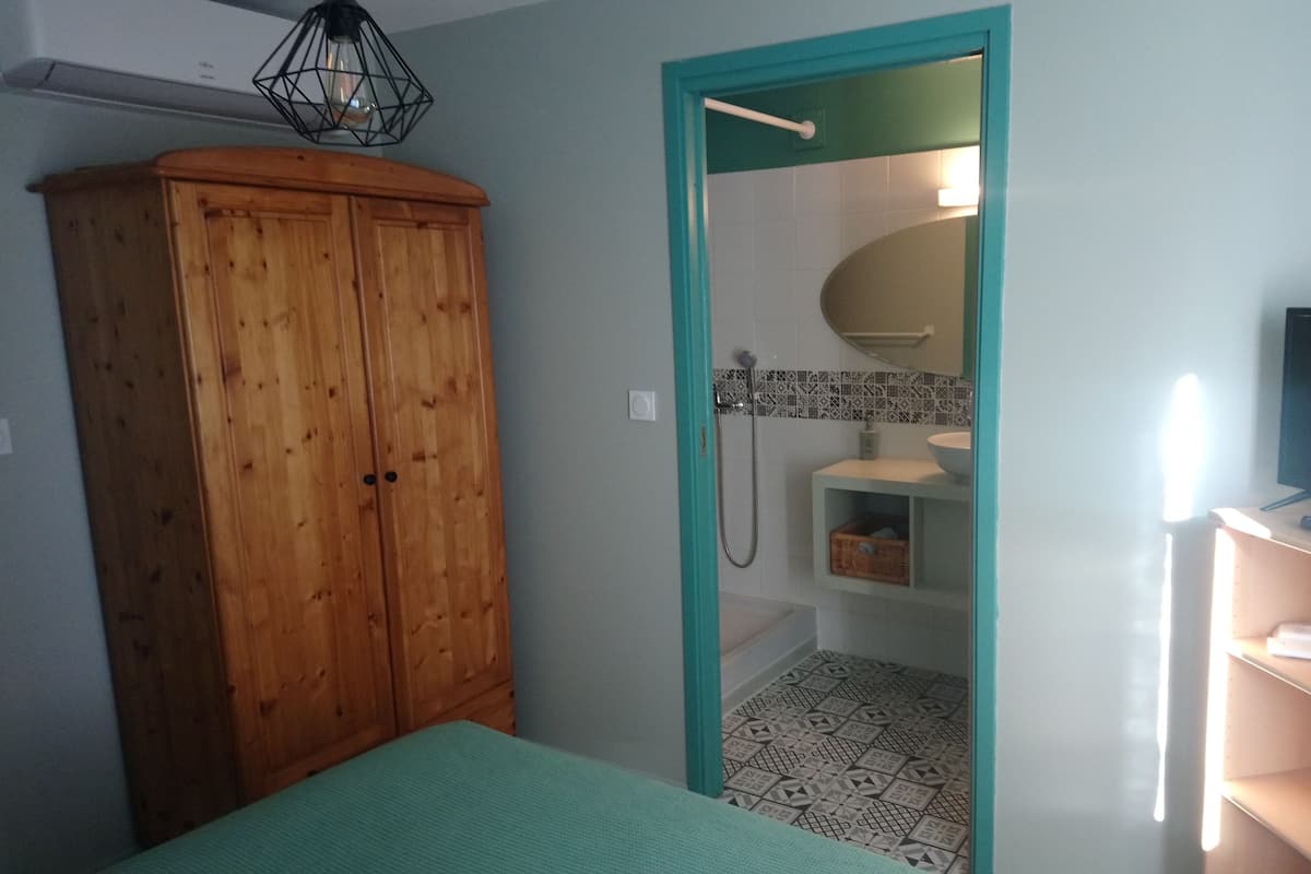 Double Room (Garrigue) | Premium bedding, memory foam beds, individually decorated