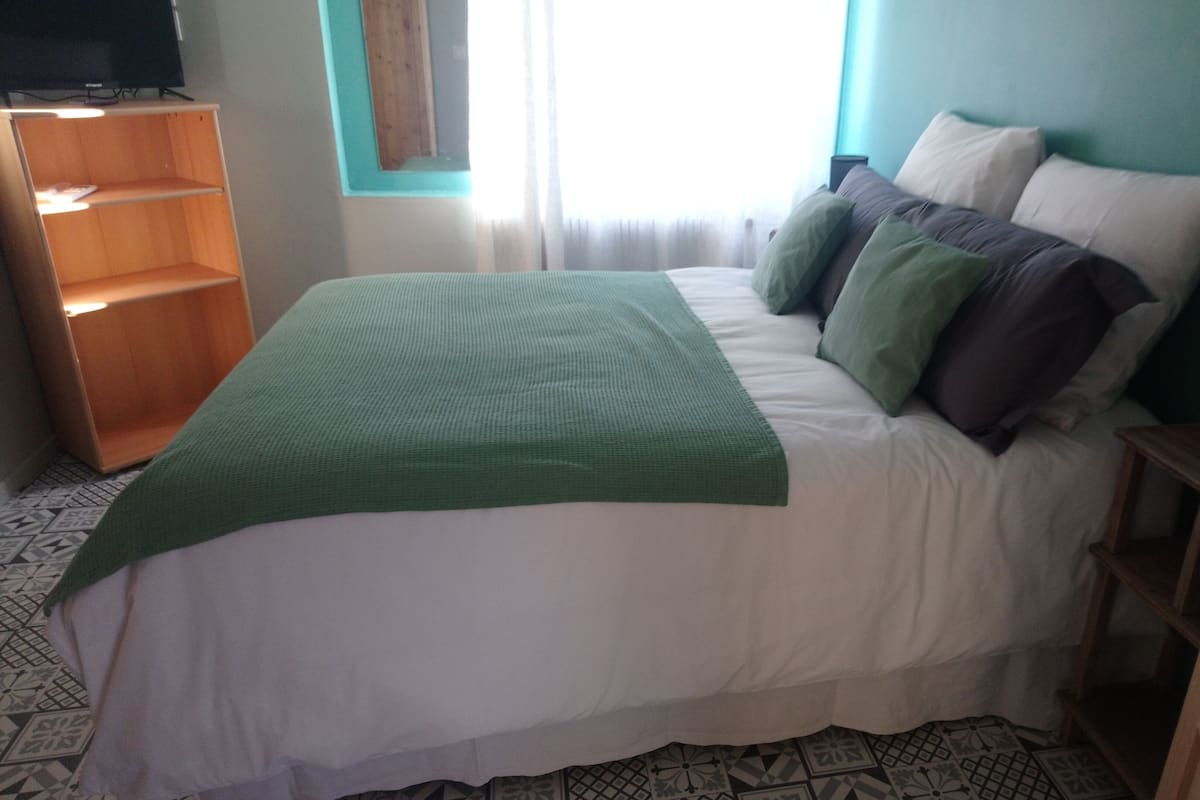 Double Room (Garrigue) | Premium bedding, memory foam beds, individually decorated