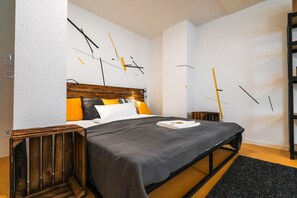 Blackout curtains, soundproofing, iron/ironing board, free WiFi
