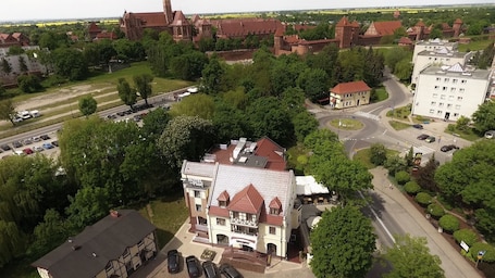 City view. Hotel Piast