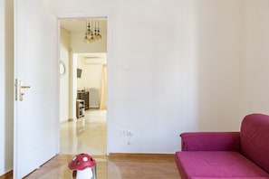 Apartment, 2 Bedrooms, City View | Living area | Flat-screen TV - Flat & Roof Garden-Heart of Historic Athens (Athens)