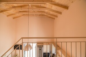 Living area - Gorgeous Villa with Garden - Stavros Beach (Chania)