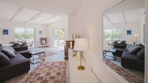 Villa, 2 Bedrooms | Living room - Large Private Villa Splendid Terraces & Views (Chania)
