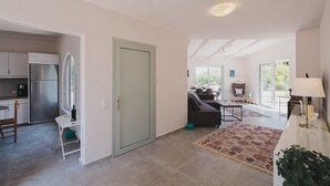 Villa, 2 Bedrooms | Living area - Large Private Villa Splendid Terraces & Views (Chania)