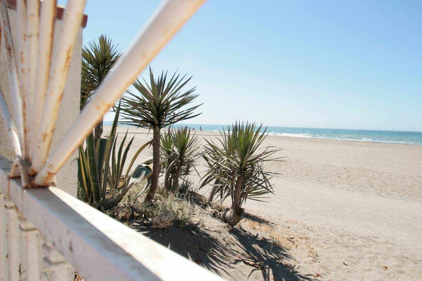 Na praia 