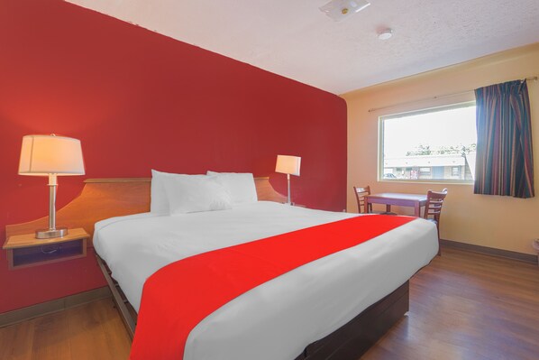 Free WiFi, bed sheets