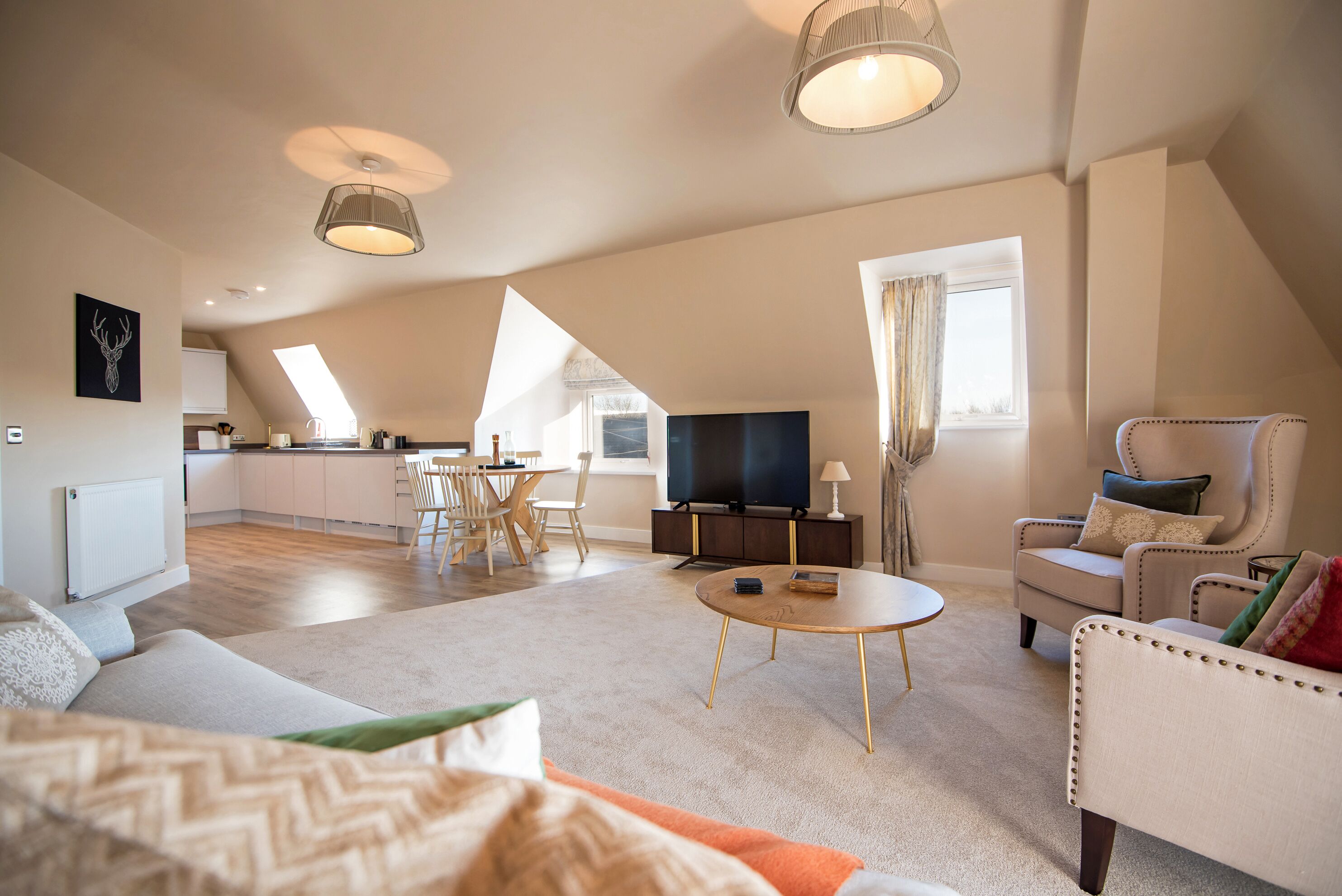 Apartment, 2 Bedrooms | Living area | Plasma TV