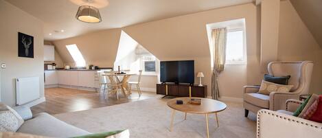 Apartment, 2 Bedrooms | Living area | Plasma TV