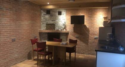 House with terrace and fireplace in the mountains of Asturias