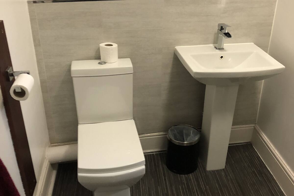 double room (large single bed) | bathroom amenities | shower, hair dryer, towels, soap