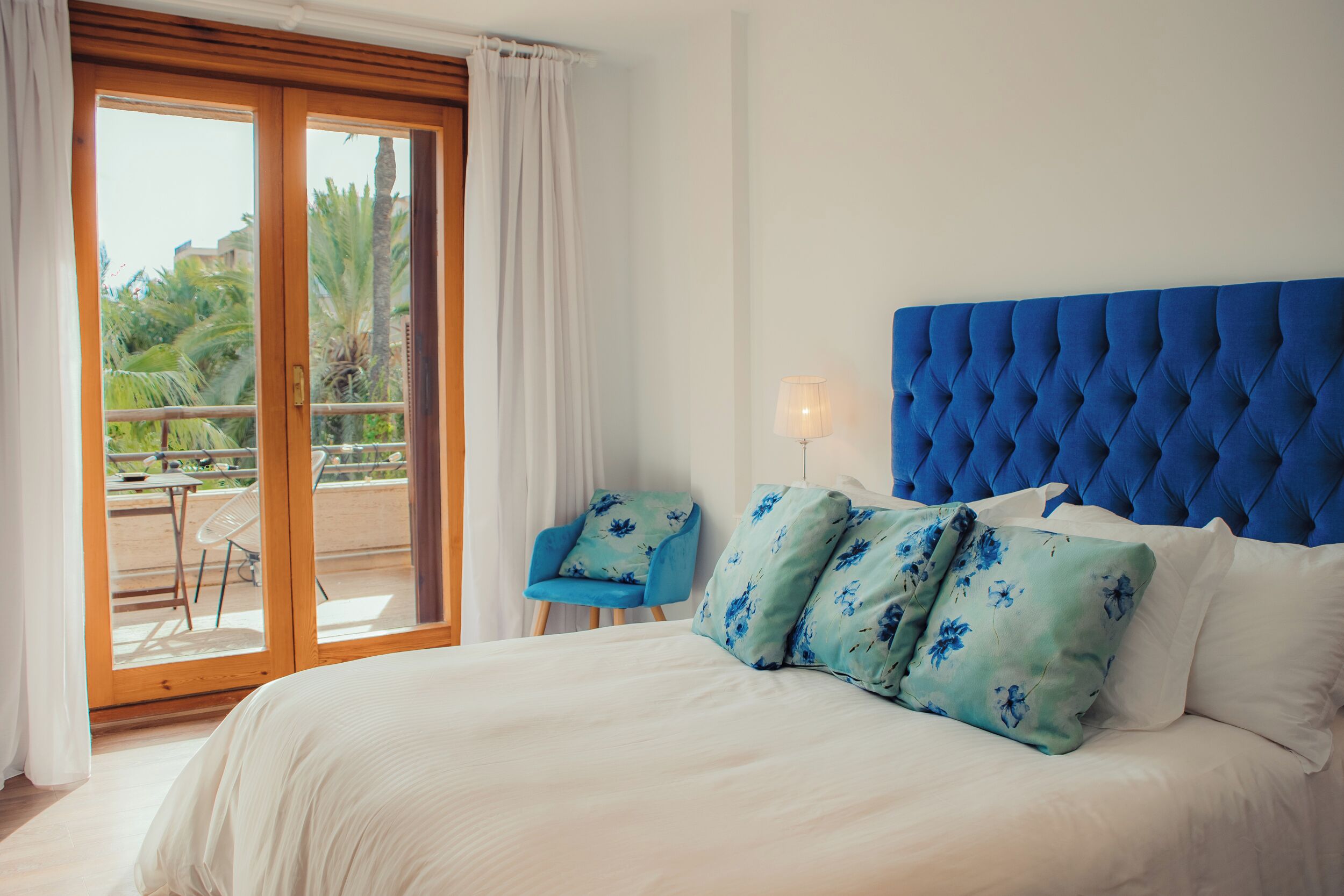 Premium bedding, memory-foam beds, individually decorated