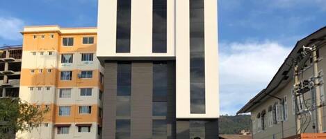 Façade de l’hébergement