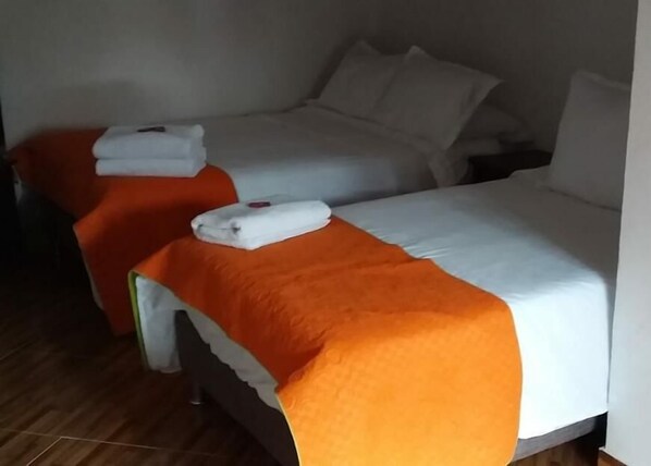 Free WiFi, bed sheets