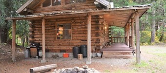 Cascade Log Cabin | Mt Rainier, WIFI, Log Cabin