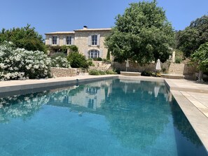 Una piscina climatizada