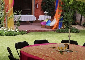 Área para banquetes al aire libre