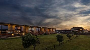 Overnatningsstedets facade