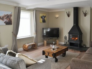TV, fireplace - 4 bedroom accommodation in Acklington (Acklington)