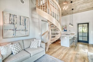 TV, fireplace, DVD player, video library