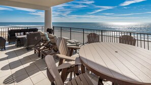 Outdoor dining - The Oasis at Orange Beach, formerly known as Phoenix West II, Unit 411 (Orange Beach)
