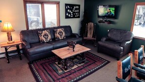 Chalet, Multiple Beds, Hot Tub, Mountain View | Living room - Timber Creek Chalets: 14 (Estes Park)