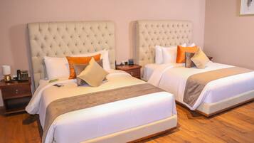 Premium bedding, minibar, in-room safe, desk