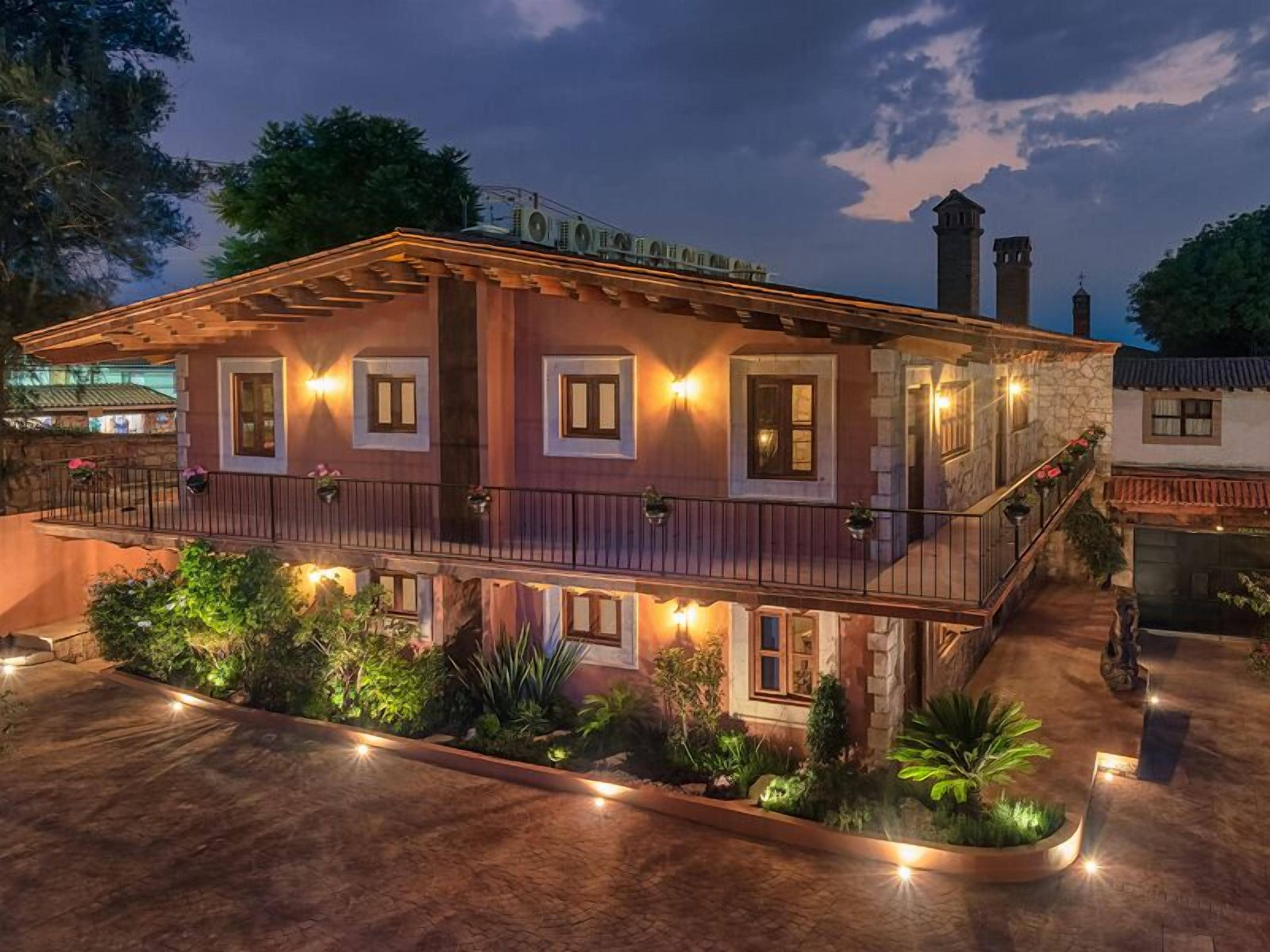 front of property – evening/night