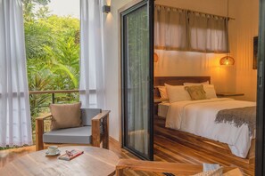 Luxury Bungalow #7 with A/C | Free WiFi, bed sheets, wheelchair access - El Nido Jungle Lodge (Cahuita)