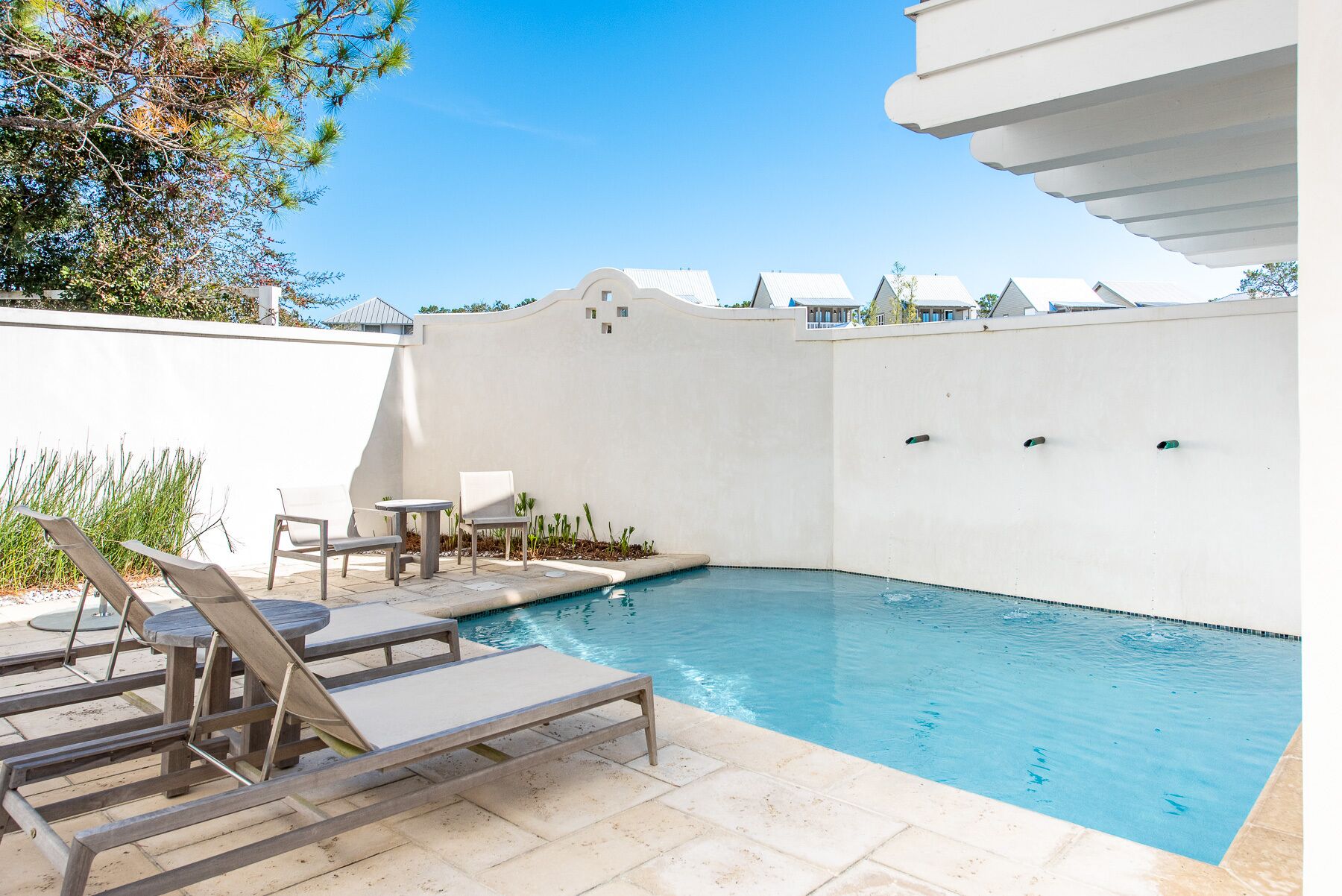 Indoor pool, a heated pool