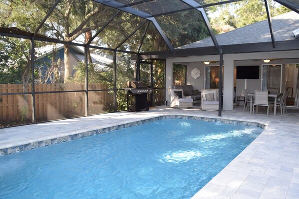 Una piscina climatizada