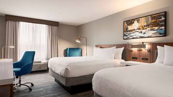 Room, 2 Queen Beds | Premium bedding, in-room safe, desk, laptop workspace