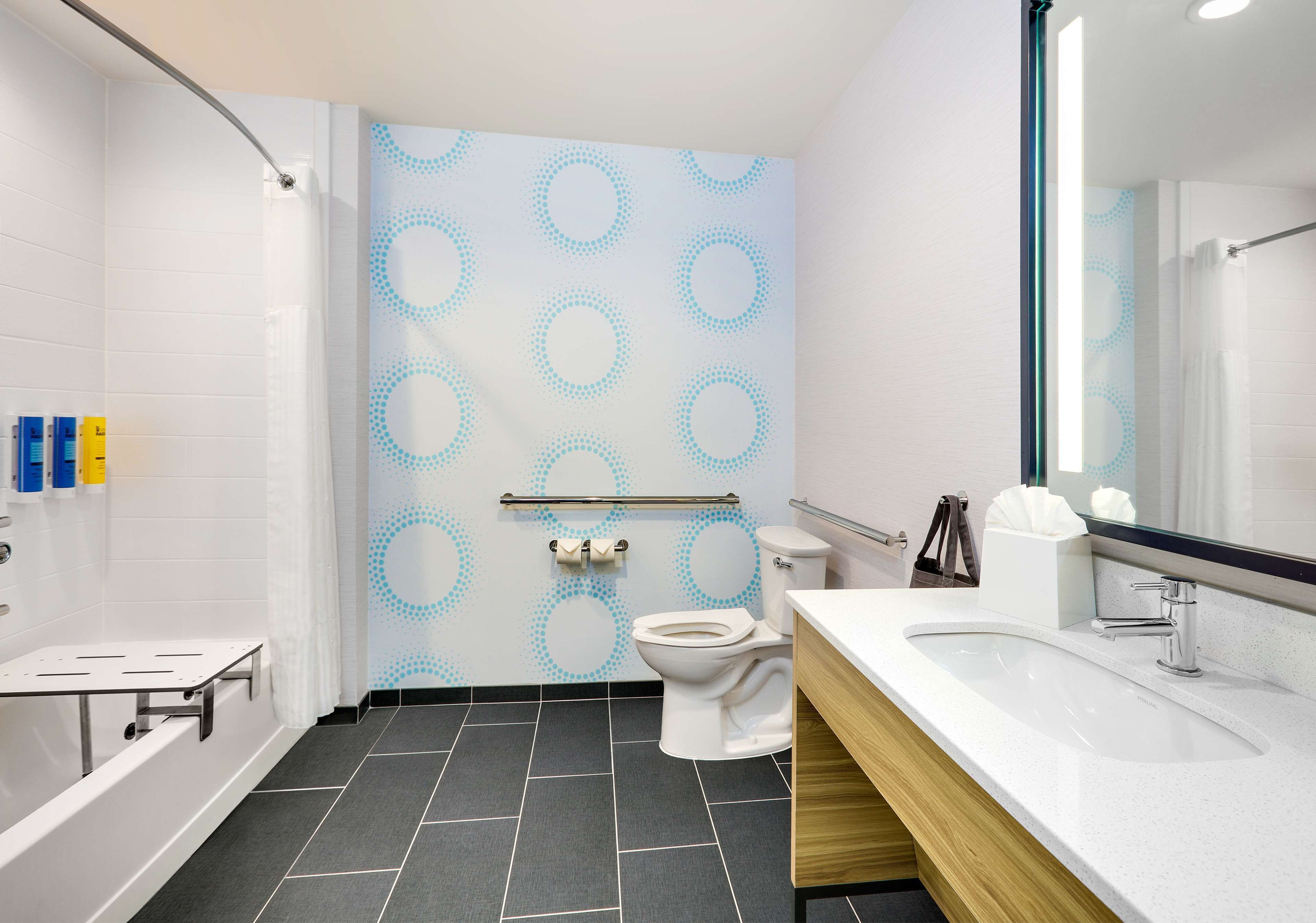 free toiletries, hair dryer, towels, soap