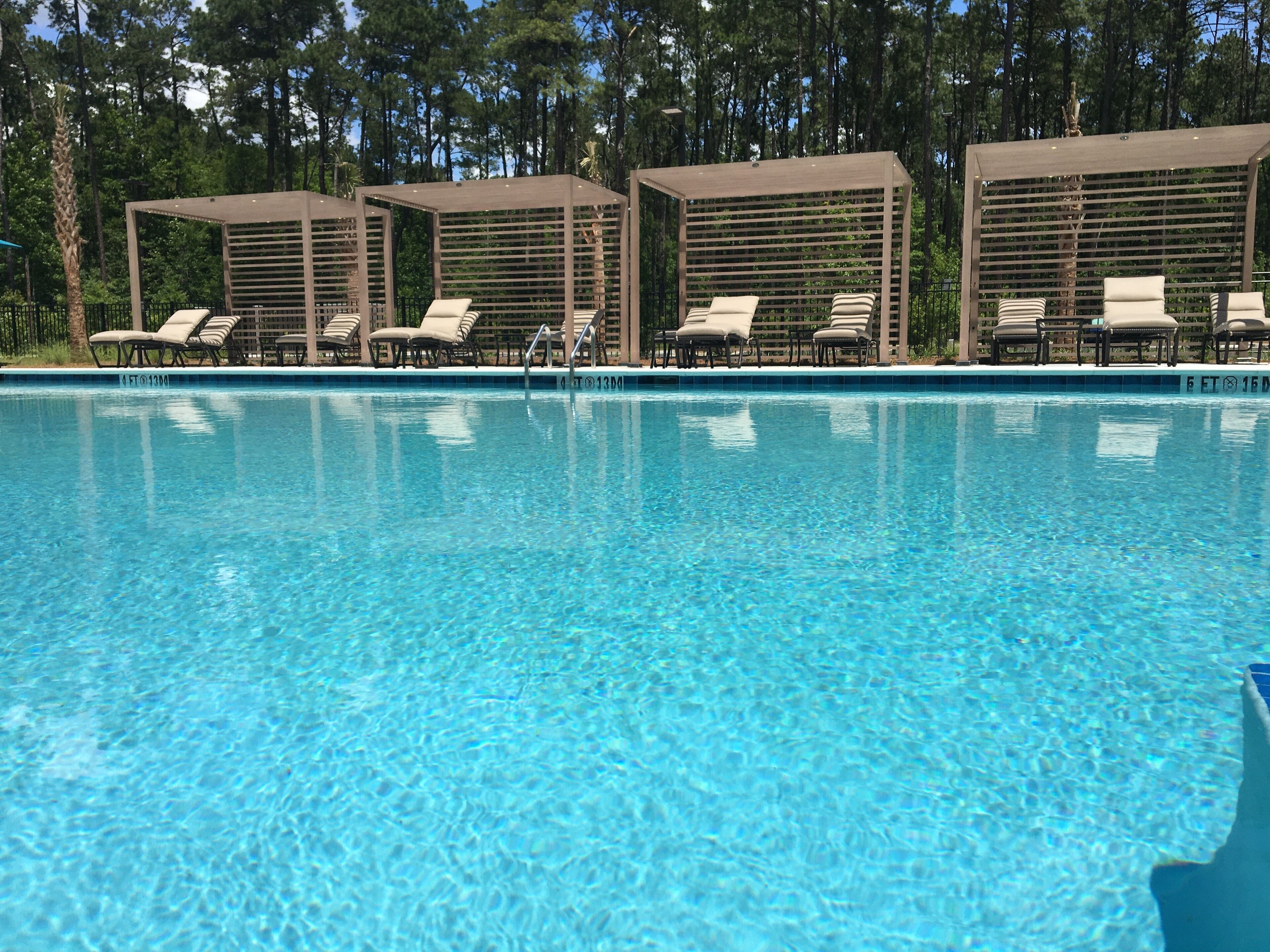 Seasonal outdoor pool