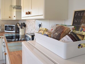 Oven, high chair, freezer