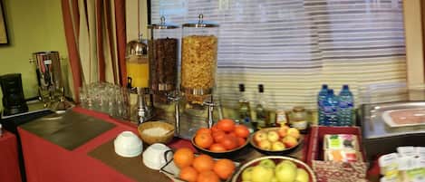 Daily buffet breakfast (EUR 7.50 per person)