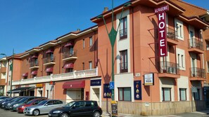 Façana frontal de l'allotjament