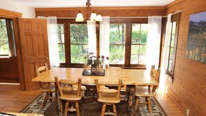 Cabin, Multiple Beds, Hot Tub, Mountain View | Private kitchen | Fridge, microwave, stovetop, dishwasher - Elk Ridge Retreat (Estes Park)