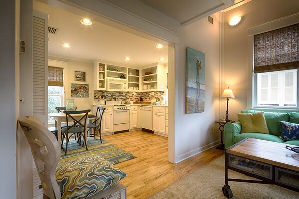 TV, DVD player, video library