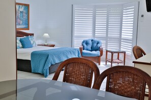 Family Room, 1 Queen Bed & 3 Singles Beds | View from room - Central Park Motel (Allenstown)