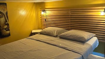 1 bedroom, iron/ironing board, travel crib, free WiFi