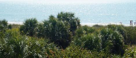 Beach nearby, sun-loungers, beach towels