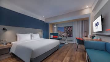 In-room safe, soundproofing, bed sheets