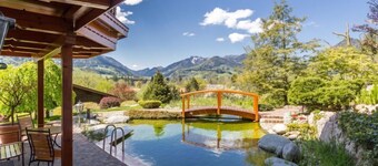 Chalet / holiday house "Hyggei" -110sqm, 3 bedrooms, 1 living room, open fireplace, balcony, 2 bathrooms, 2 toilets, max. 6 persons