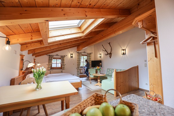 Appartement 3, 2 Personen, Balkon, 34 qm, Wohn- und Schlafraum kombiniert